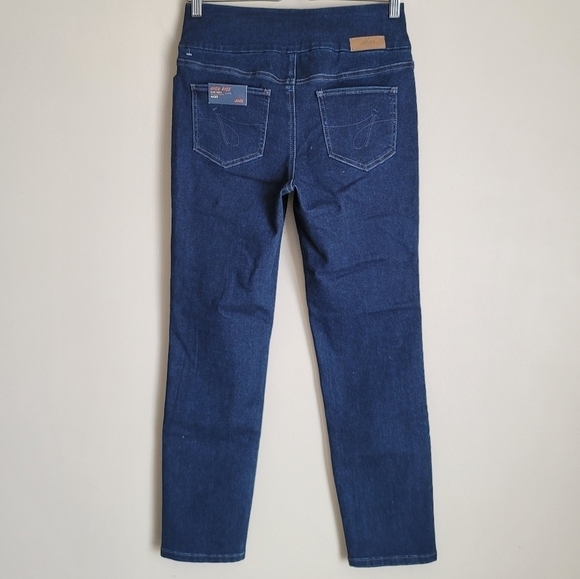 jag High Rise Slim Ankle Pull On Waistband Jeans - Picture 8 of 16